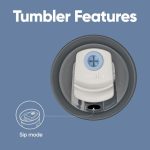 Tumbler - Grey/Blue(The Great Blue) - 24oz